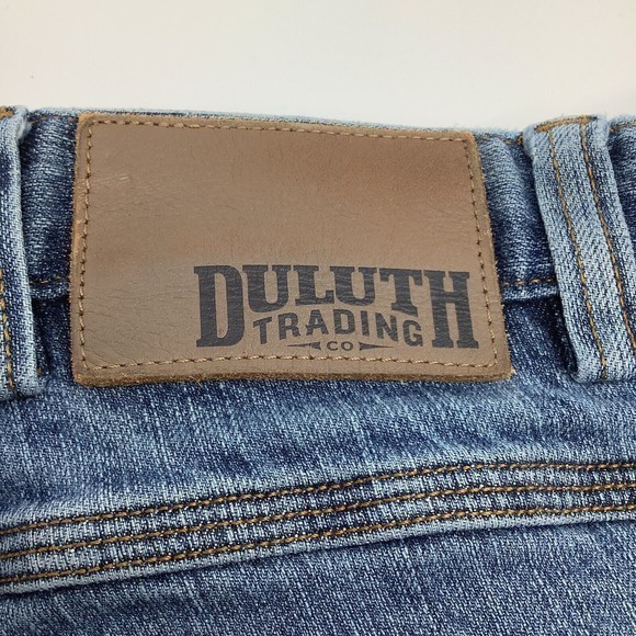 Duluth Trading‎ Mens Flex Ballroom Relaxed Fit Jeans Blue Size 48 x 30 - Picture 4 of 9